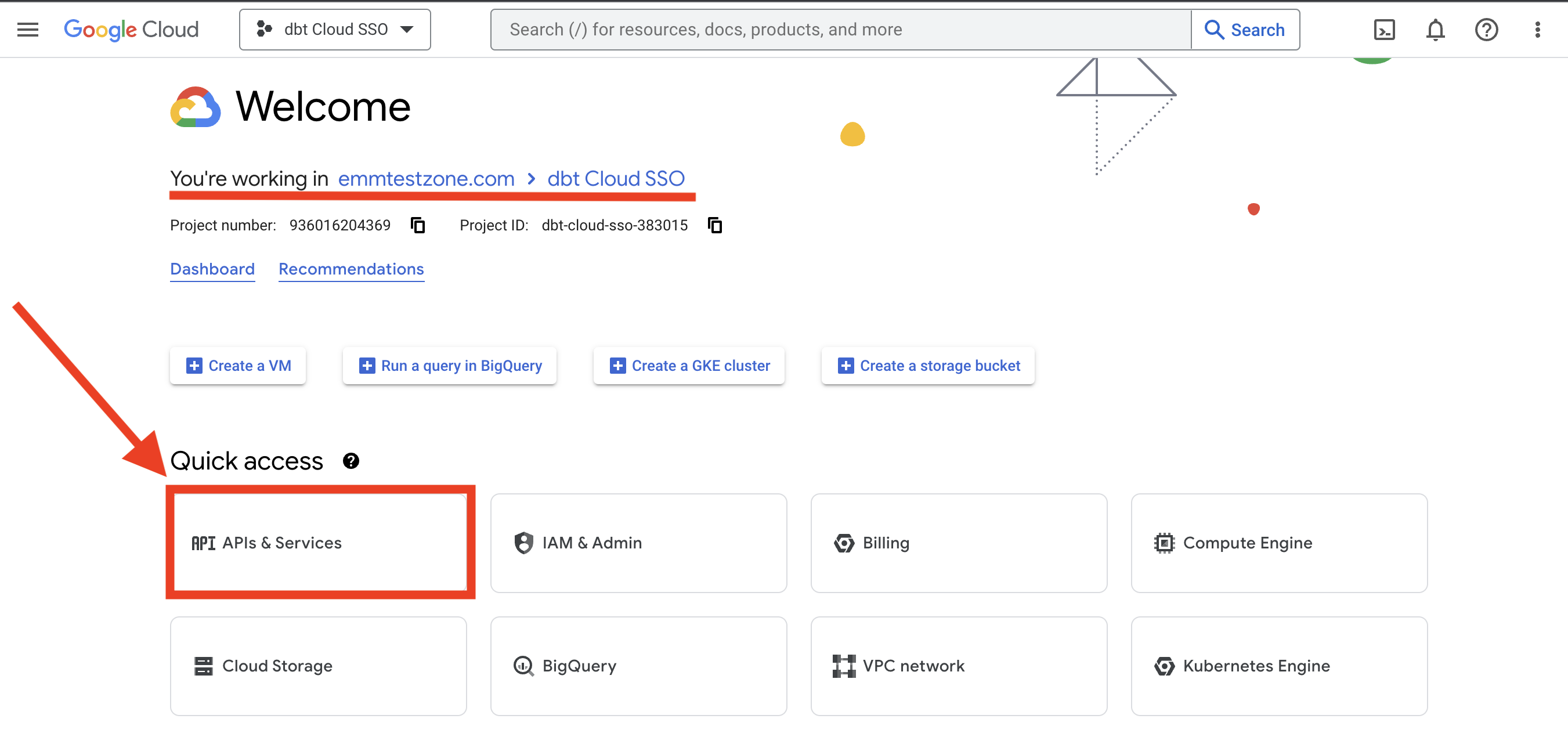 Google Cloud Console Google Cloud Console